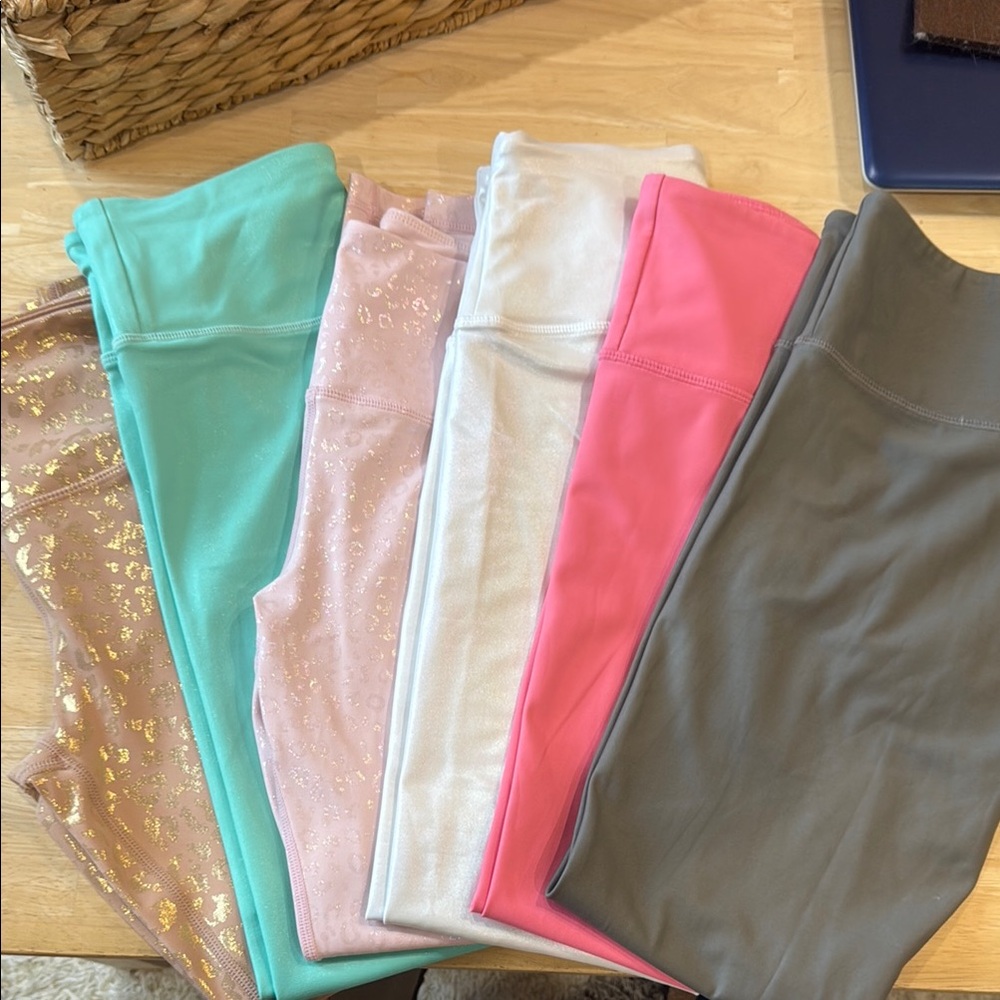 6 pair ZYIA Women's Colorful Leggings Set